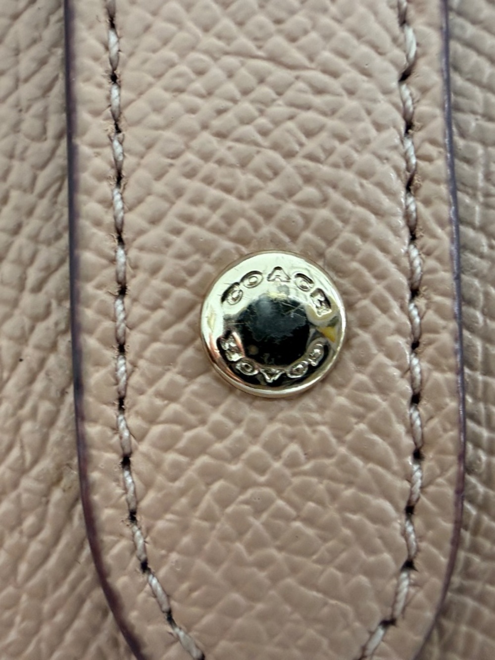 Coach Large City Tote in Blush, Excellent Used Condition - Picture 5 of 12